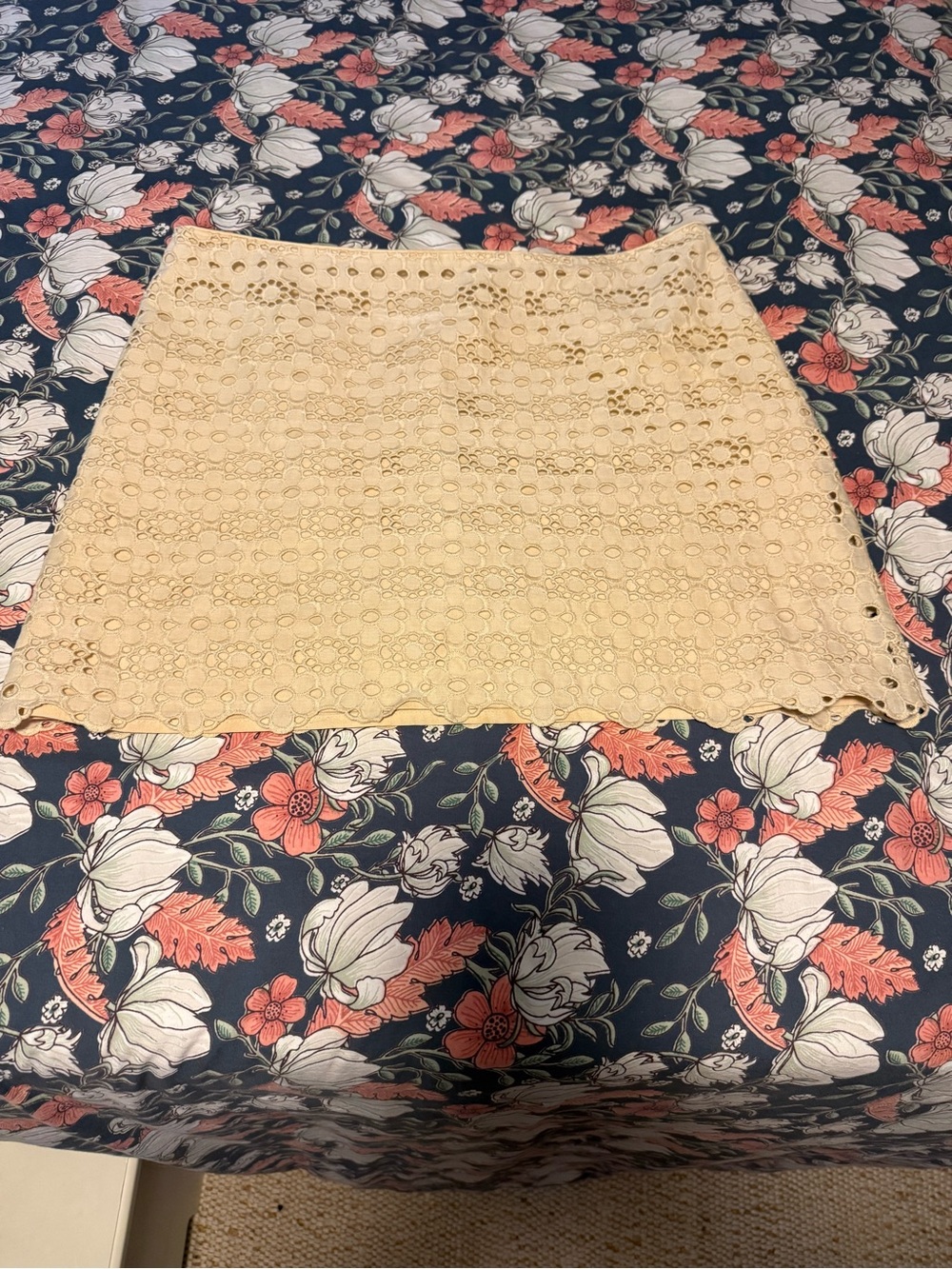 J. Crew Lace Mini Skirt
